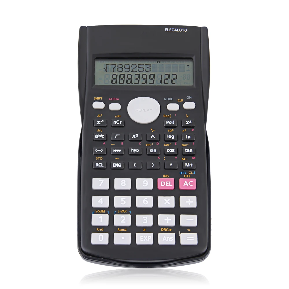EASYIDEA آلة حاسبة علمية 12 أرقام طالب Calculadora 240 متعددة وظيفة حاسبة Cientifica 2 خط شاشة الكريستال السائل EASYIDEA آلة حاسبة علمية 12 أرقام طالب Calculadora 240 متعددة وظيفة حاسبة Cientifica 2 خط شاشة الكريستال السائل