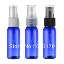 30 мл пластиковые пустая бутылка ПЭТ pefume тумана бутылок Косметическая Упаковка Контейнер синий цвет