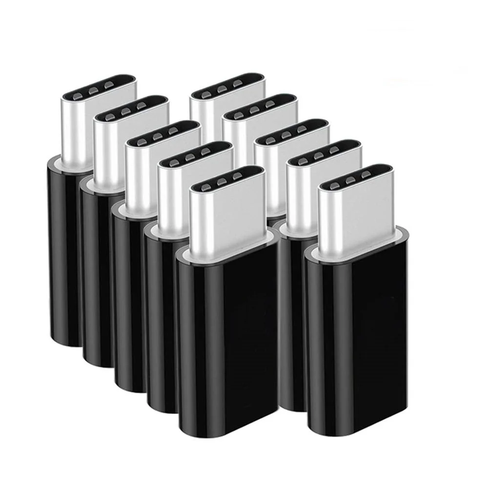 Tongdaytech 10PC type C адаптер для Micro USB Женский USB C OTG Поддержка синхронизации данных адаптер Tipo C для samsung S8 S9 S10 Plus