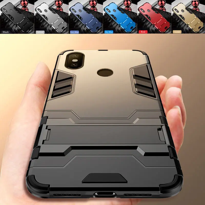 Shockproof Hybrid For Xiaomi Mi Mix 2 2s 3 Mix2 Mix2s Mix3 Soft Silicone &amp Plastic Armor Case Cover Built in Kickstand Fundas |