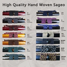 Samurai-Sword Sageo Katana Scabbard Japanese Sheath Hand-Woven-Cord Brand for Rope-Multiple-Colors