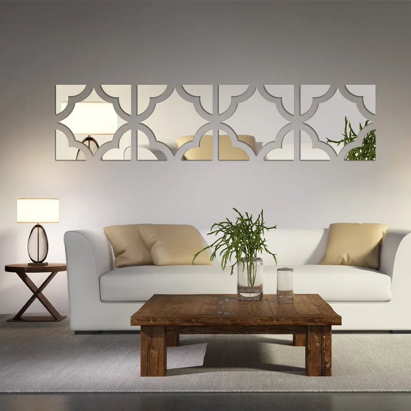 2016 new wall stickers big 3d decorative stickers living home real diy modern fashion acrylic large mirror pattern surface - Large Decorative Mirrors 2016 new wall stickers big 3d decorative stickers living home real diy modern fashion acrylic large mirror pattern surface - Large Decorative Mirrors