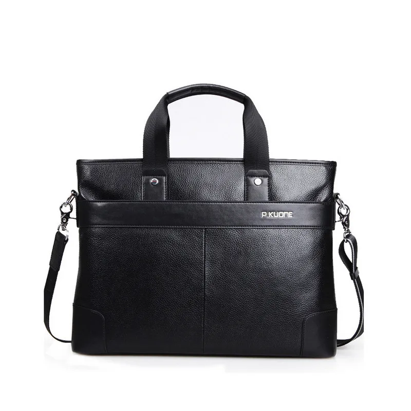

Brand Designer Cowhide Men Briefcase 2015 Fashion Famous Top Men Genuine Leather Handbags Business Briefcase Men Messenger Bags