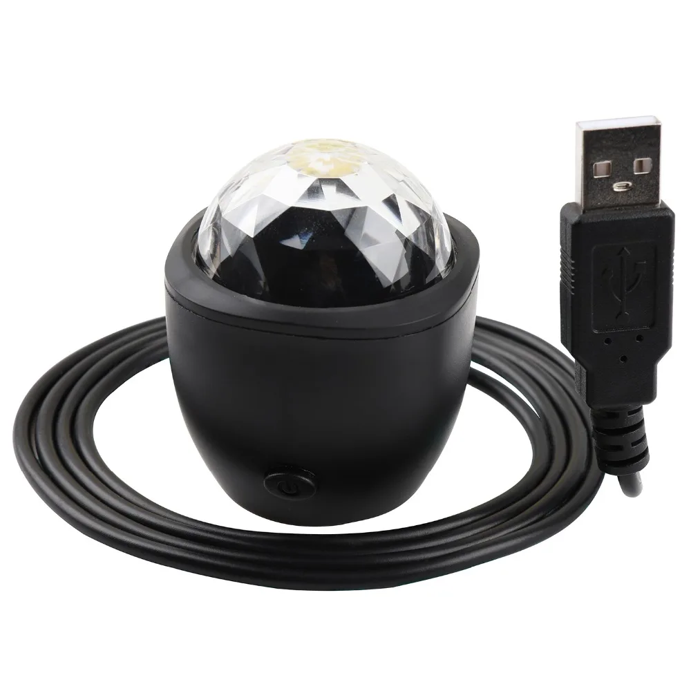 

Mini USB stage lighting effect lumiere mini laser lamp stroboscope party light music LED par disco ball DJ show IL