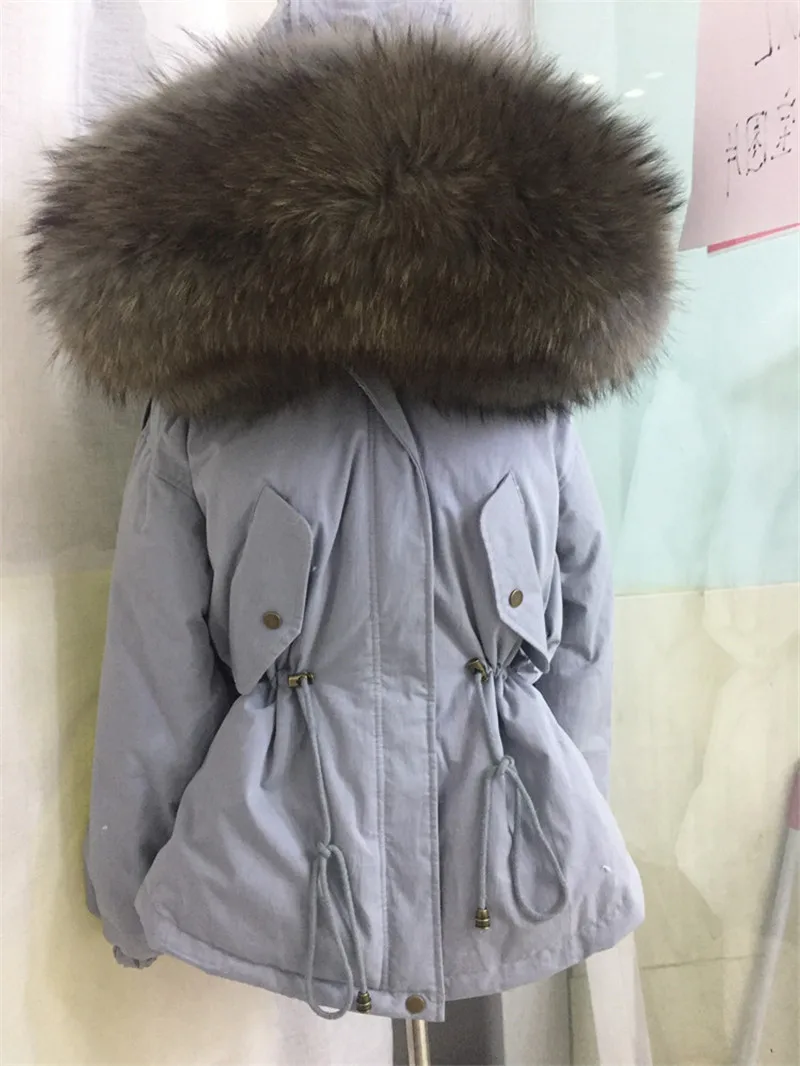 WSYORE, зимняя куртка, женский пуховик, новинка, толстый большой меховой воротник, с капюшоном, зимняя куртка s и пальто для женщин NS466