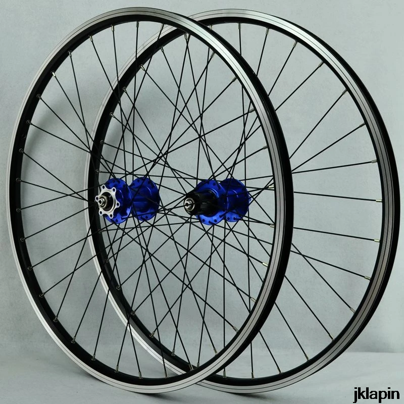 blue hub PASAK MTB горный велосипед 26 дюймов колеса Герметичный Подшипник диск/V тормоз колесная 7-11Speed Casette обод велосипеда - Цвет: blue hub