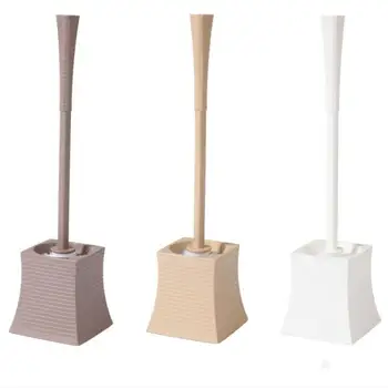 

3 Colors Creative Plastic Non-slip Handle Toilet Brush Set Bathroom Cleaning Brush Non-slip Handle Toilet Brush Set