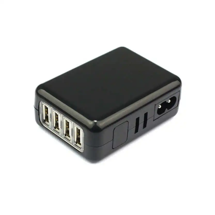 Del штепсельная вилка европейского стандарта 4 Порты USB зарядка настеная AC адаптер для iPhone 5S для iPad samsung Tablet samsung для htc Apr19