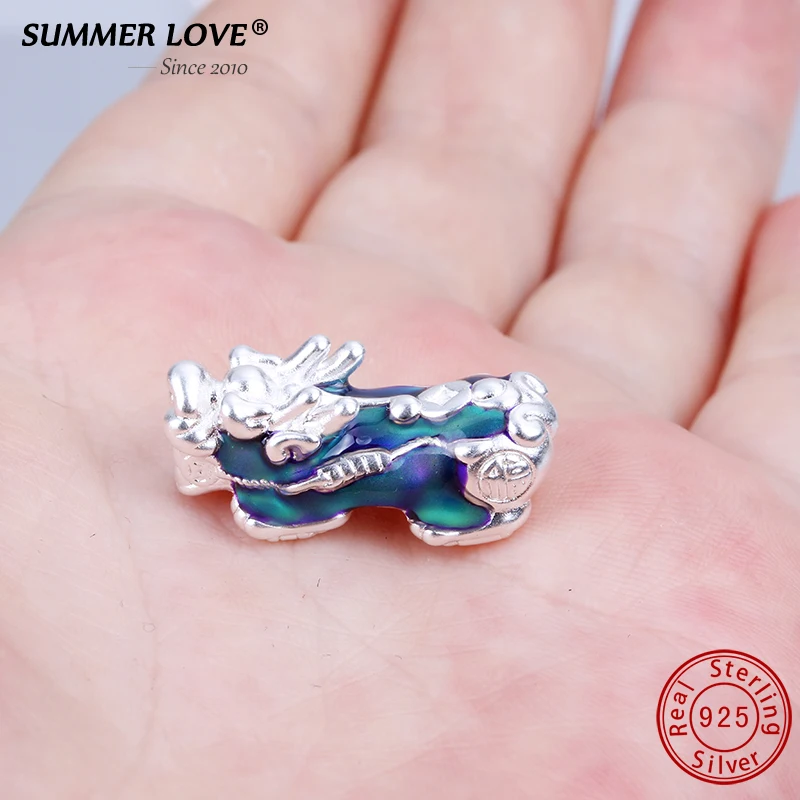 999 Sterling Silver Pixiu Lion Animal Necklace Pendant For Men Women Changeful Color Fine Jewelry Findings DIY Charms Gift 999 Sterling Silver Pixiu Lion Animal Necklace Pendant For Men Women Changeful Color Fine Jewelry Findings DIY Charms Gift
