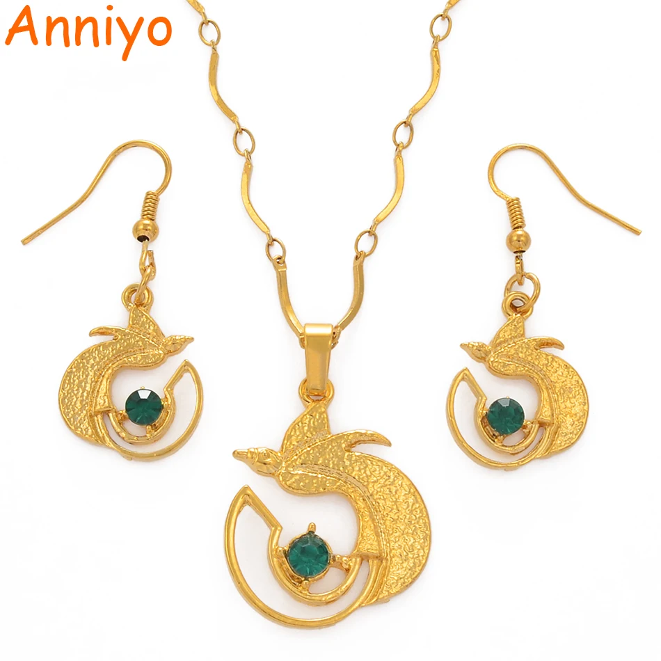 Anniyo-Gold-Color-PNG-Necklace-Earrings 