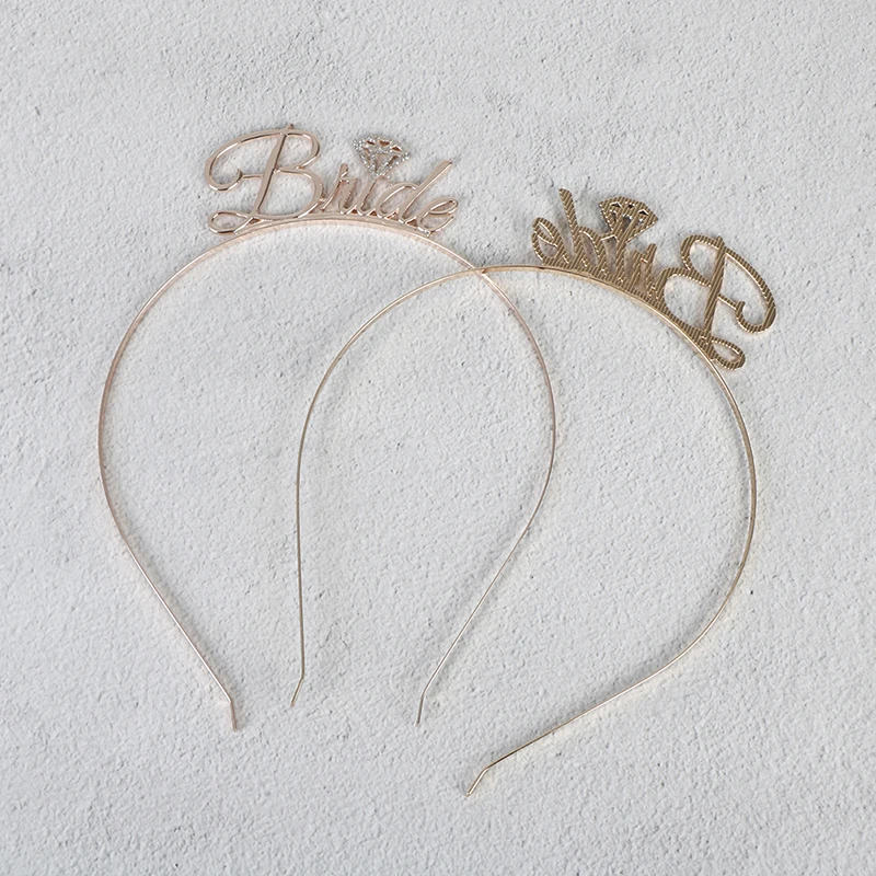 

Bride Brides maid Tiara Crown Headband Bachelorette Hen Party Bride To Be Wedding Bridal Shower Girls Night Gift New