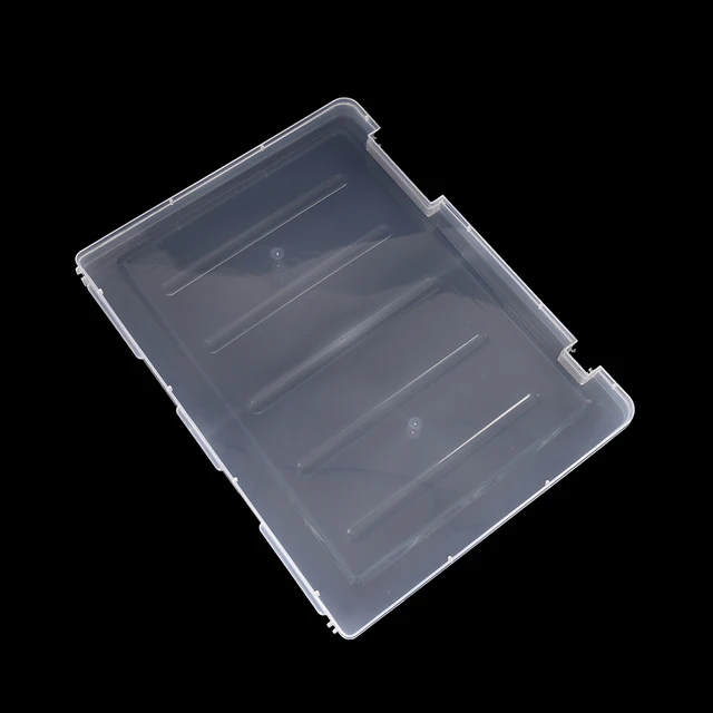 4 Colors A4 Transparent Storage Box Clear Plastic Document Paper