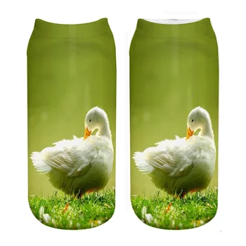 

duck green print pregnant 3D socks wholesales and dropshipping