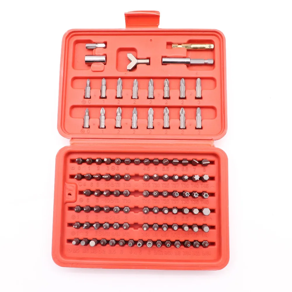 

100 sets of batch head screwdriver screwdriver set 45# steel metric cross word plum set
