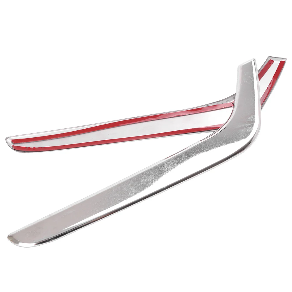 2PCS Auto Car Front Fog Light Decoration Eyebrow Cover Trim For Honda CR-V 2017 Stainless Steel