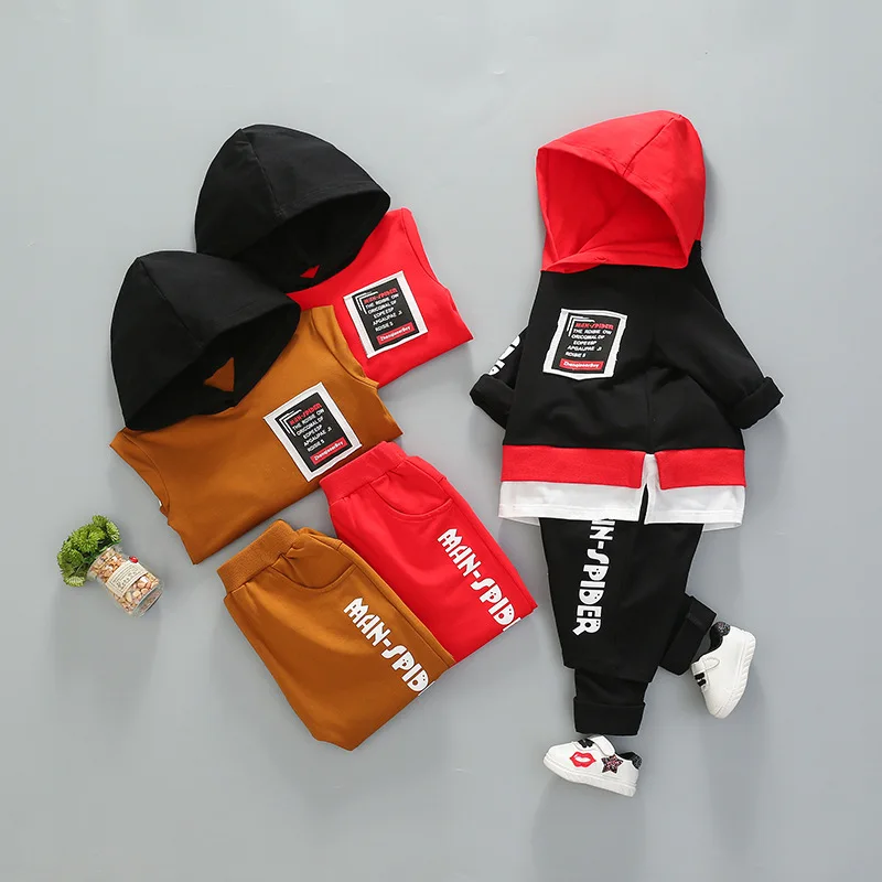 

New 2018 Spring Autumn Baby Boys Girls Clothing Sets Long Sleeve Hoodie + Pants 2pcs Children Suits Cotton Kids Sportswear