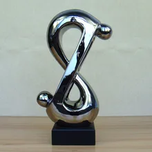 Asbtract фарфор ласки Любители фигурка гальваническим керамики любовью статуя Декор подарок и Craft Орнамент мебель