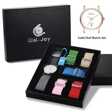 Бренд Wal-Joy, женские повседневные водонепроницаемые часы с календарем и датой, чехол, женские стильные нейлоновые наручные часы с ремешком, подарки для студентов, кварцевые часы