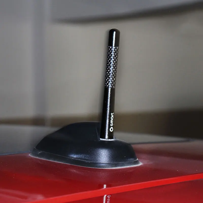  4.7 Inch 12cm Smart 453 Forfour 451 fortwo Short Carbon Fiber Radio Antenna Signal Car-styling New  - 32821273740