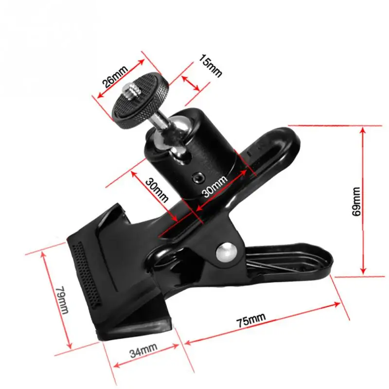 Многофункциональный пружинный зажим, держатель, крепление для вспышки, шаровая Головка, стандартный винт 1/" для SLR цифровых зеркальных видеокамер