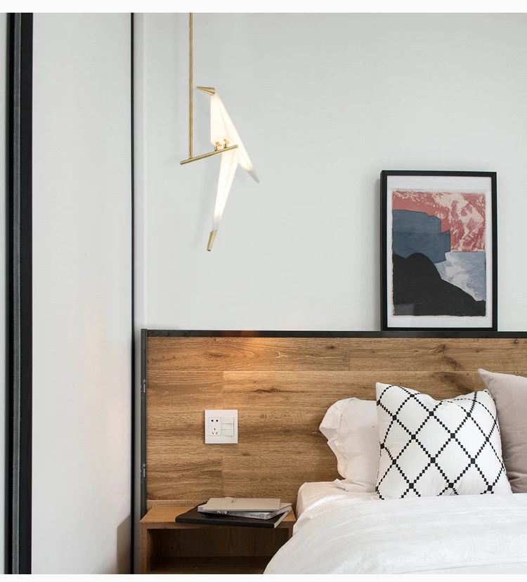 Pássaro Luz Pingente Sala de estar Quarto