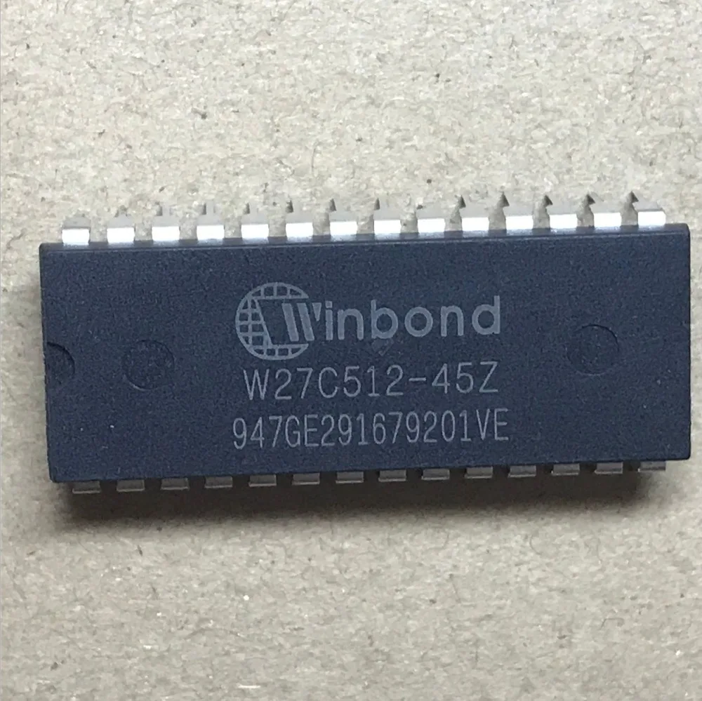 Free Shipping 20PCS/Lot W27C512 45Z W27C512 DIP28 IC EEPROM 512KBIT ...