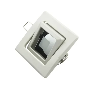 安い 2 ピーススクエア凹型 LED スポットライトホルダーカット穴 85 ミリメートル GU10/MR16 LED Lumoluce スポット器具に Foco Empotrar 正方形に等しい 50 ワット