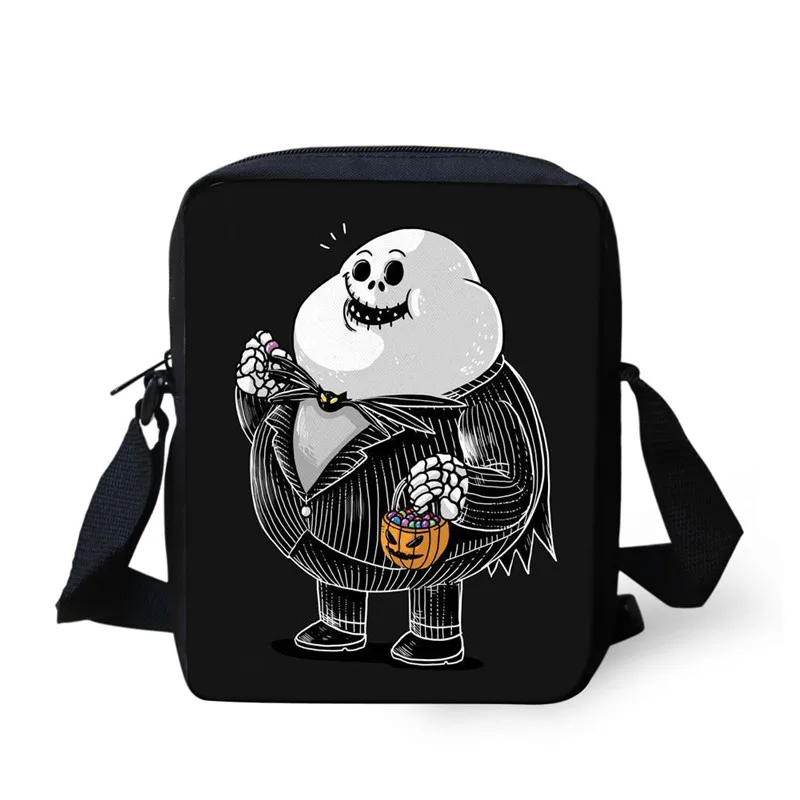 L3913E THIKIN Хэллоуин Череп сумка для детей Skellington взрослый Кроссбоди Книга Сумка Рождественский маленький мешок Повседневный чехол подарок для детей - Цвет: L3913E