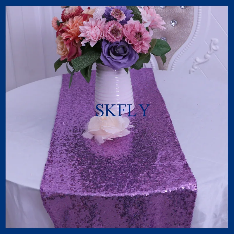 RU002H Hot sale wholesale cheap heavy beaded glitter light purple lilac