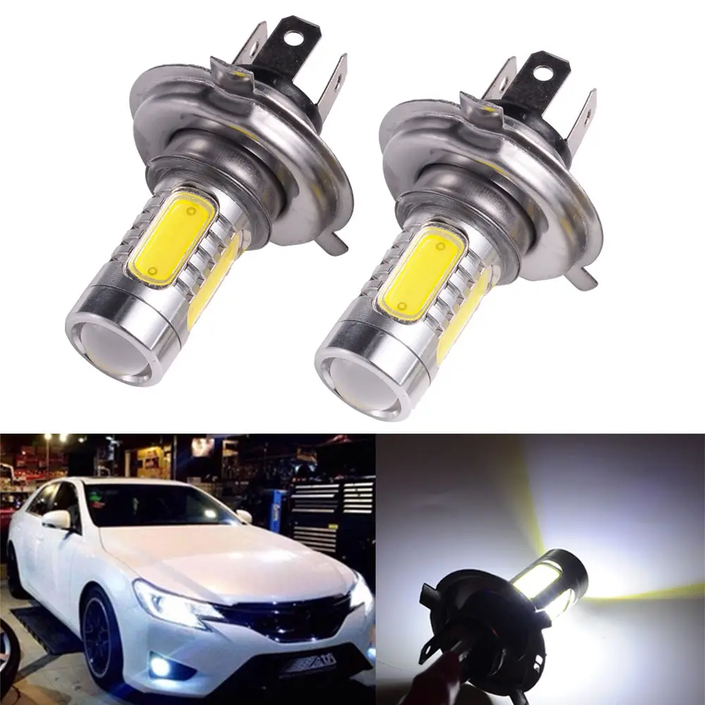 Buy Hot Sales 12v 6000k H4 Led Car Headlight COB H4