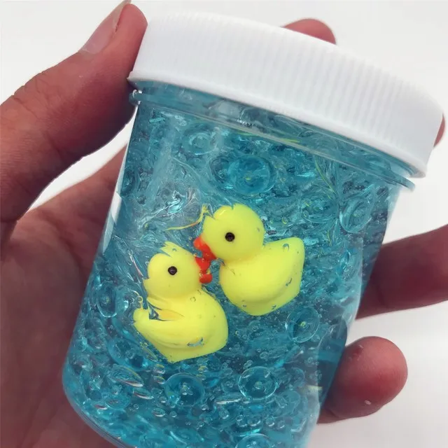 kawaii Transparent crystal clear slime mud ocean dolphin duck slime modeling clay polymer clay slime antistress toy for children kawaii Transparent crystal clear slime mud ocean dolphin duck slime modeling clay polymer clay slime antistress toy for children