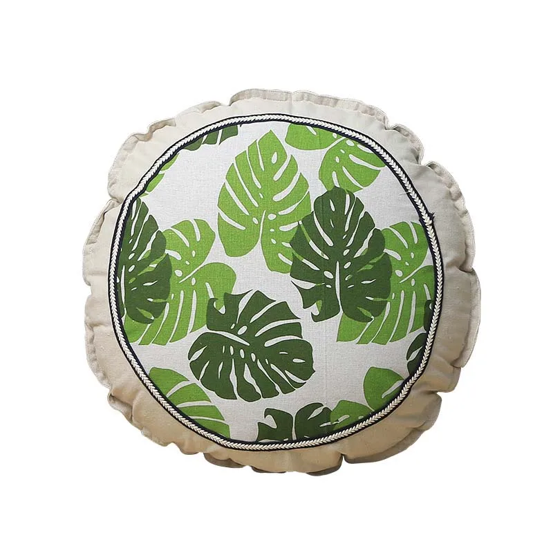 Японская подушка для сиденья Cattail Hassock Coccyx спинки стула круглая утолщенная