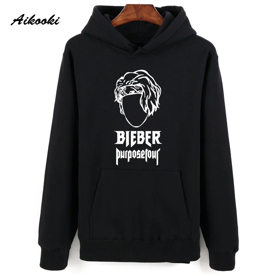 Justin Bieber Purpose Tour Hoodies Men Winter/Autumn Hip Hop Long
Street Wear Music Stars Fans Idol Hoodies And Sweatshirts tops