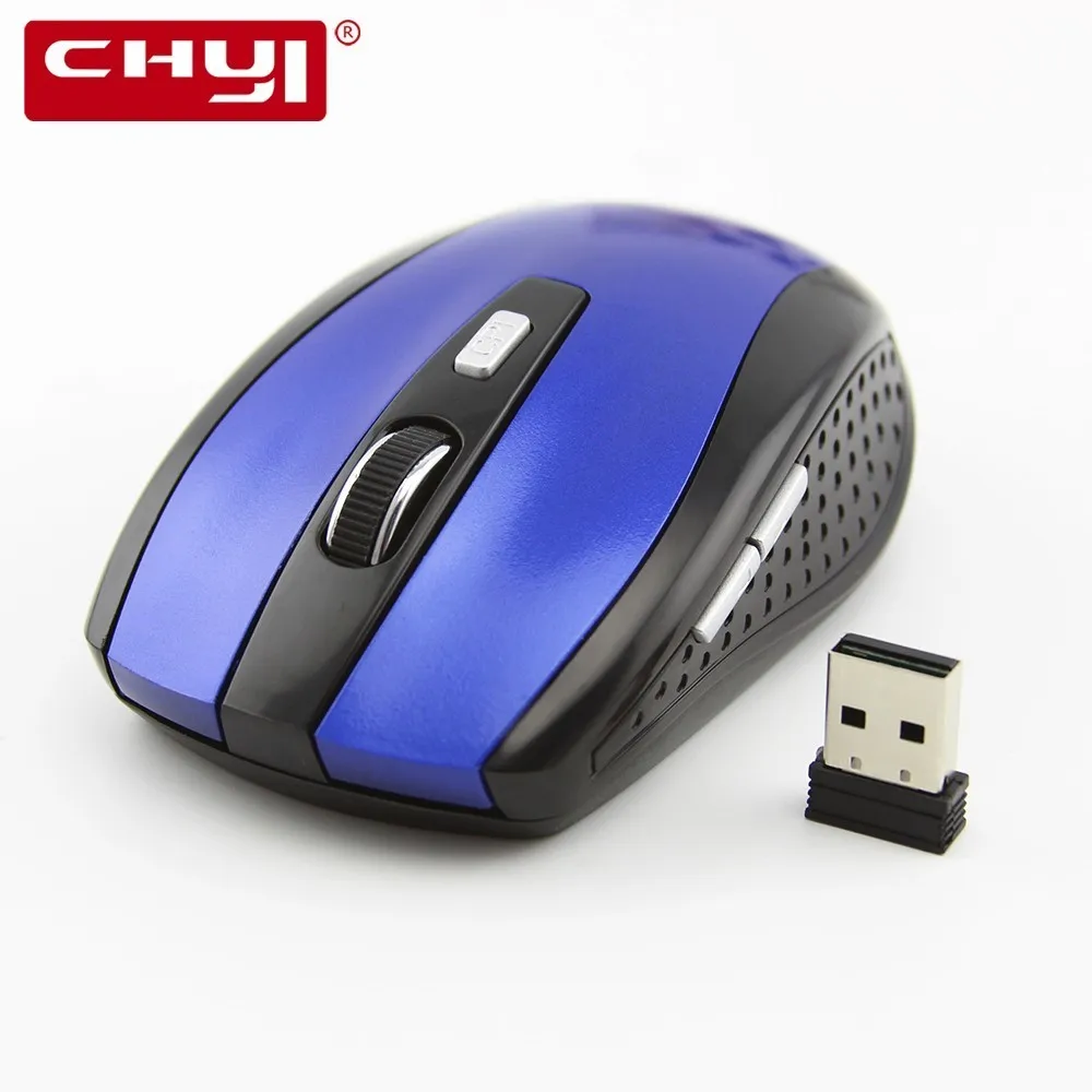 Беспроводная мышь CHYI эргономичная 2 4 Ghz 1600 точек/дюйм USB2.0 приемник Мыши для ПК