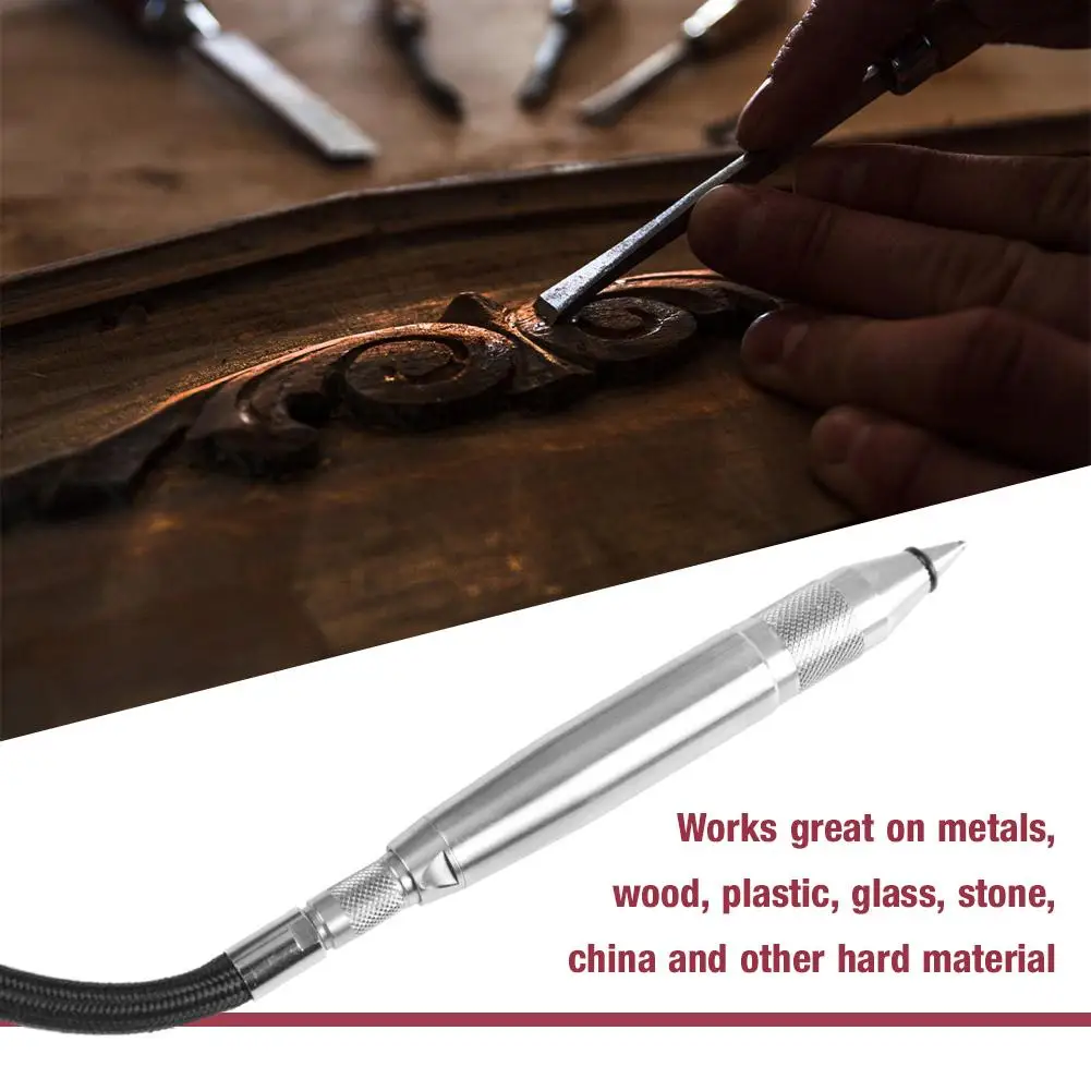 Пневматическая воздушная гравировальная ручка писец молоток шланг гравировальный инструмент для письма для твердого материала шлифовальный инструмент