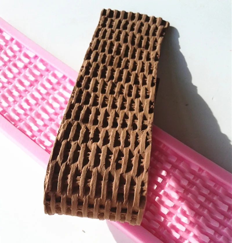 9339 The bamboo basket weaving texture Silicone Fondant Mold Sugar Mold