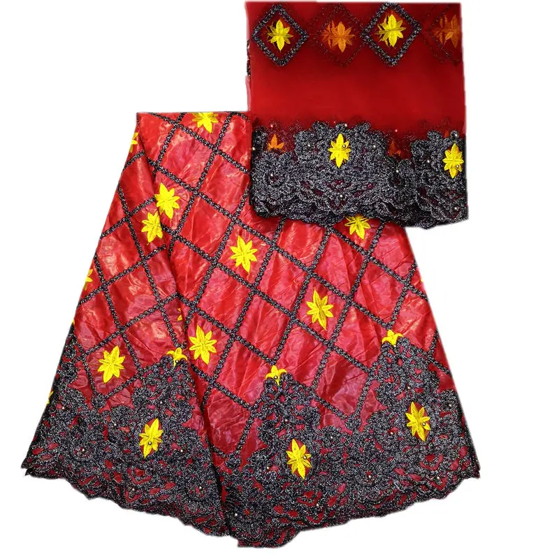 Новое прибытие камень Африканский Базен riche getzner ткань с вышивкой кружева/Базен платье Базен Риш материал нигерийский SF773 - Цвет: 12