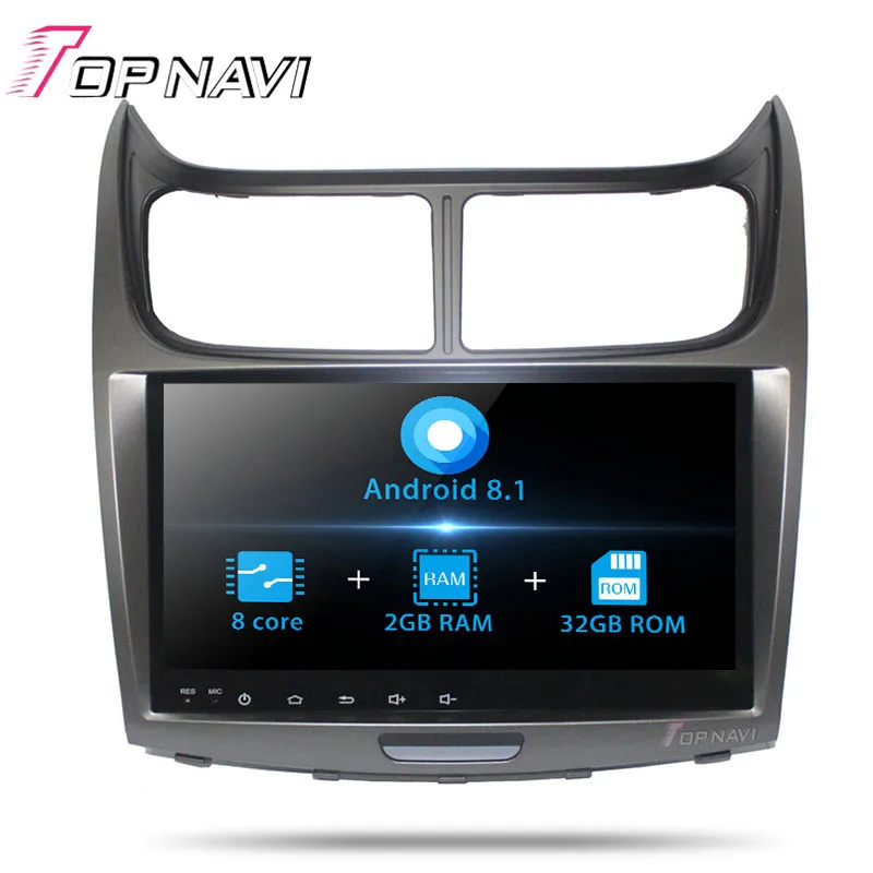 

2 din 9'' Android 8.1 Car Video Player For CHEVROLET SAIL 2010 2011- 2013 2014 Auto Media with TV GPS Radio Antenna Radio Stereo
