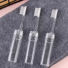 1 шт случайный цвет высокого качества зубная щетка древесного угля волокна зубная щетка портативная для походов, путешествий, мероприятий на открытом воздухе для взрослых, для ротовой полости Уход зубная щетка