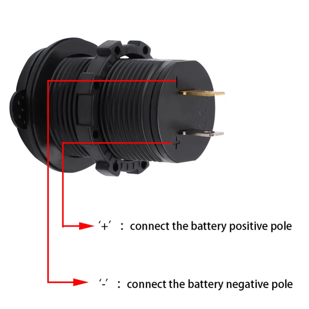 1PSC DC 12 В/24 В двухпортовое автомобильное USB зарядное устройство 4.2A розетка для Ipad Iphone автомобильный лодочный мобильный телефон светодиодный светильник для автомобиля мотоцикла