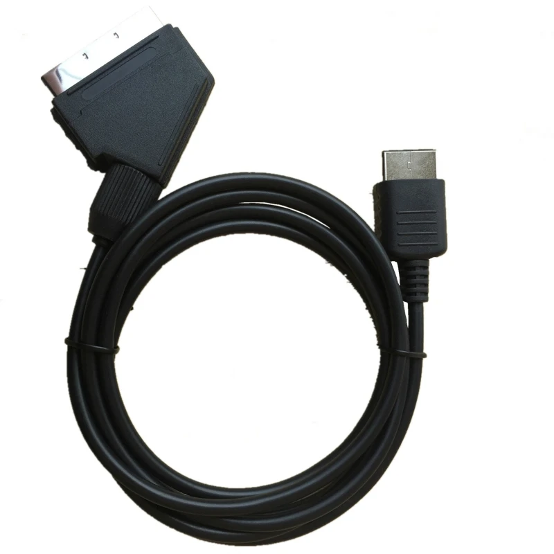 Кабель ТВ AV свинец реальный RGB Scart кабель Замена Соединительный кабель для Playstation PS1 PS2 PS3 тонкий PAL NTSC консолей горячий