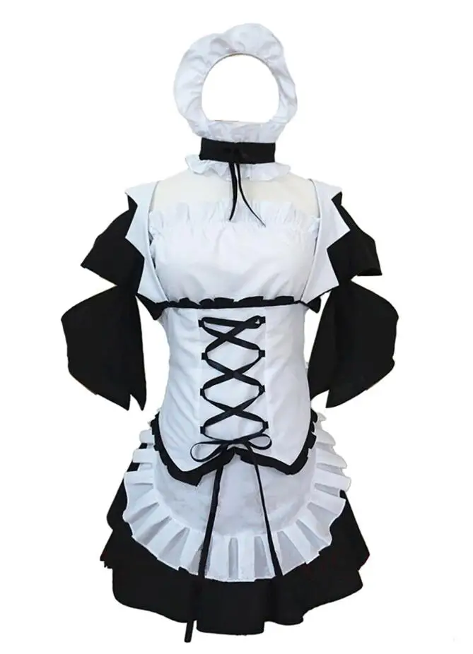 Горничной сами! Kaichou wa Maid-sama! Мисаки платье Ayuzawa Косплэй костюм - Цвет: Белый