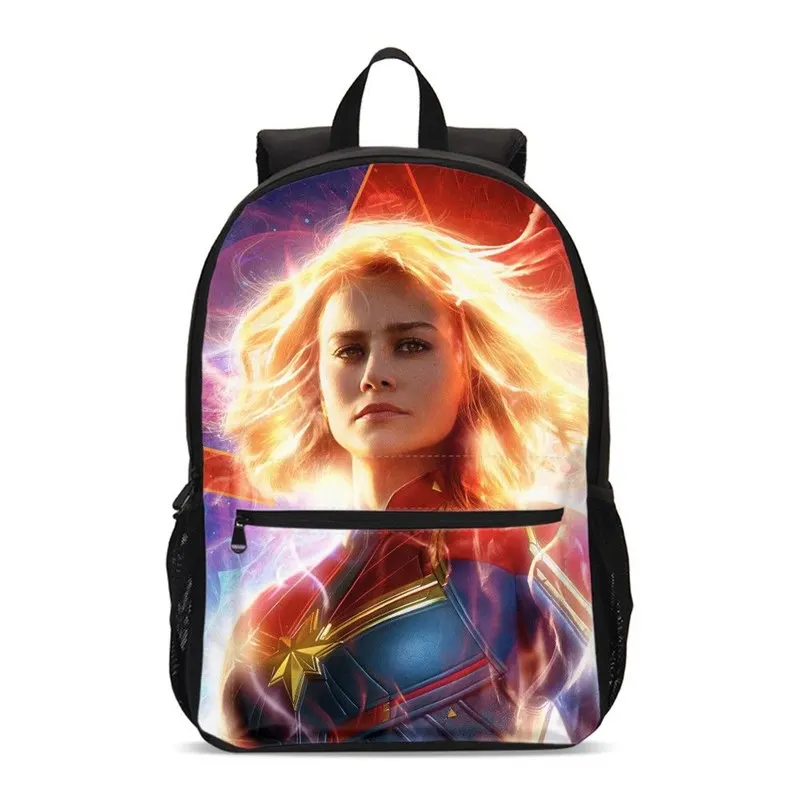 

Captain Marvel Avengers School Backpack For Women Kids Casual Shoulder Back Pack Teenage Bagpack Mochila Mujer Bolsa Escolar