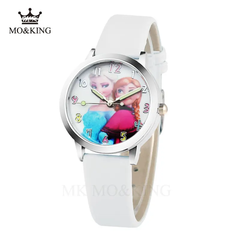 Reloj Infantil детские часы Снежная королева принцесса Эльза Анна София мультфильм детские часы кварцевые наручные часы Relojes