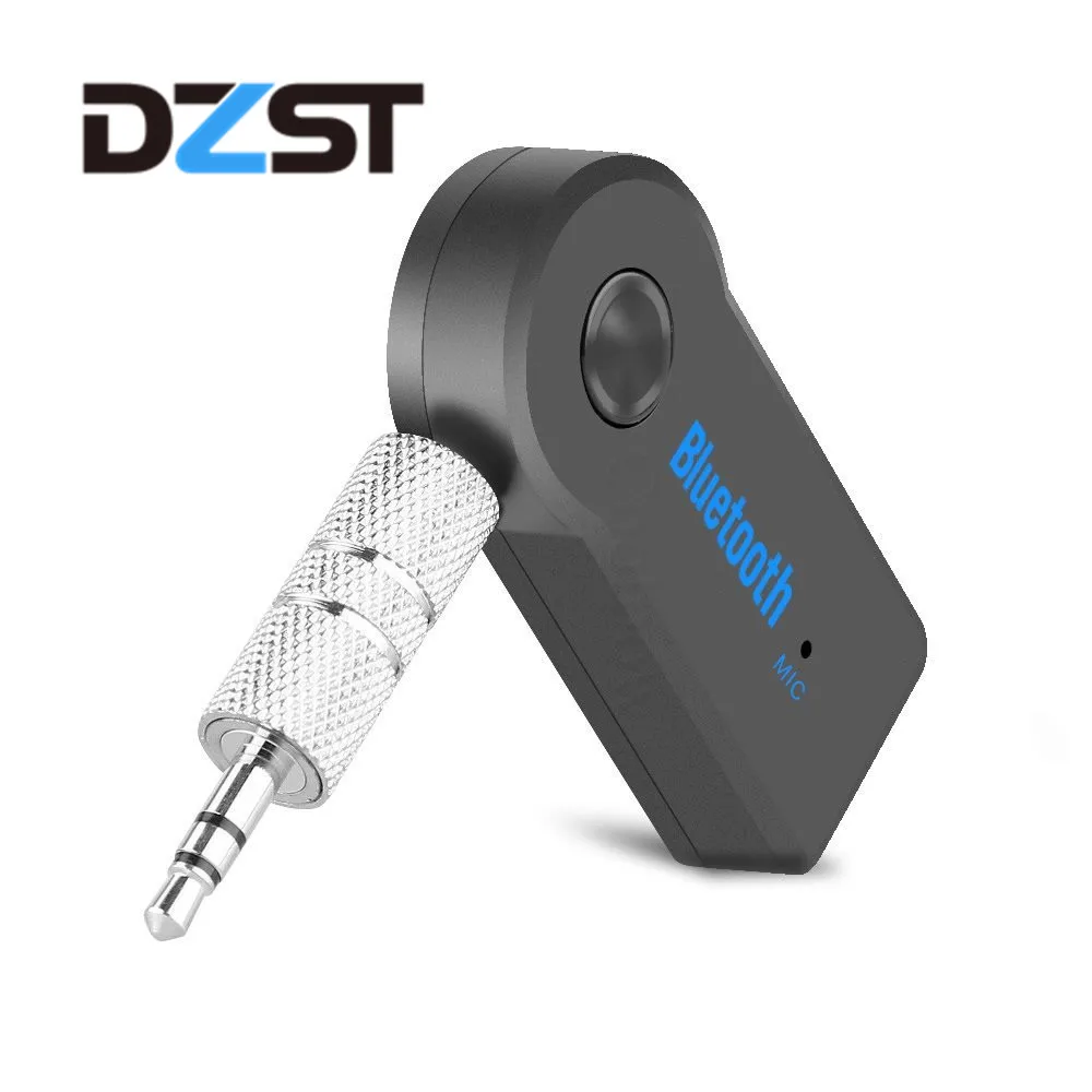 

DZLST Bluetooth Receiver Kit 3.5mm Stereo Portable Wireless Audio Adapter for Car Speaker Headphone Hands Free Bluetooth Adapter