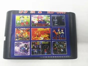 

Upgrade Chip Game cartridge for sega md video game machine 55 free games cartridge for mega drive 16 bit TV game console