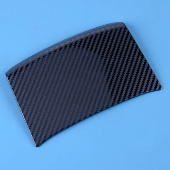 

DWCX Black Stainless Steel Carbon Fiber Style Armrest Box Rear Cover Trim Sticker Car Styling Fit For Honda Civic 2016 2017 2018