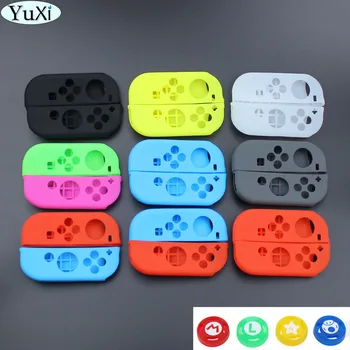 

YuXi 1set Anti-Slip Silicone Soft Case For Nintendo Switch Protective Cover Skin For Nintend Switch Joy-Con Controller Accessory