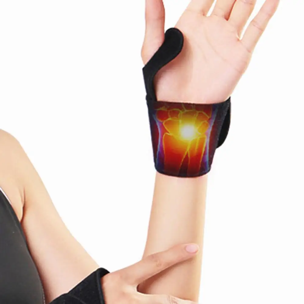 

Fitness Yoga Equipment Kneepads Joint Support Knee Pads Powerful Rebound Spring Force Self-heating Wristband For men women #624