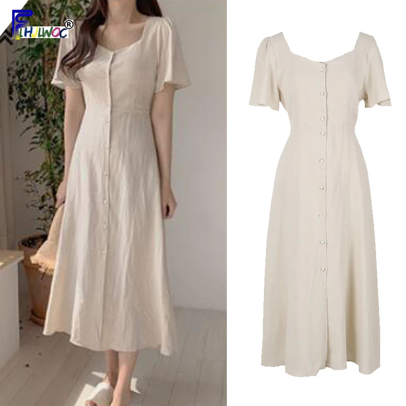 Korean cotton dress Clearance